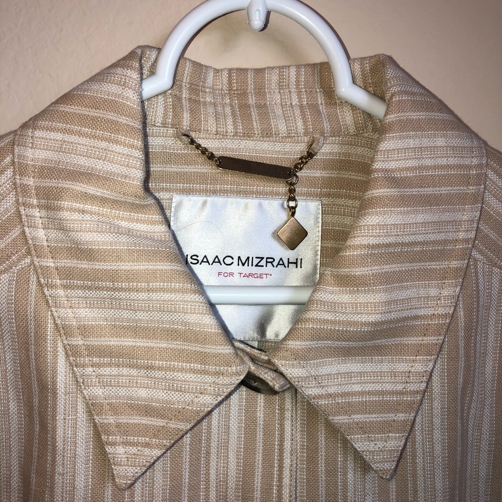 ISAAC MIZRAHI STRIPED JACKET XXL NWOT - Picture 2 of 7